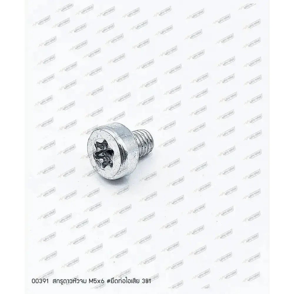 00391 สกรูยึดท่อไอเสีย M5x6 MS381
