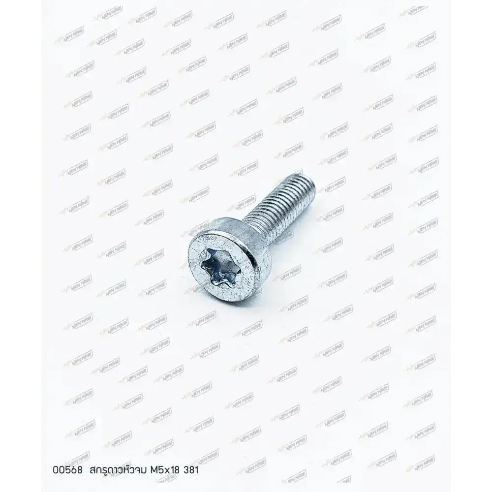 00568 สกรูดาวหัวจม M5x18 MS381