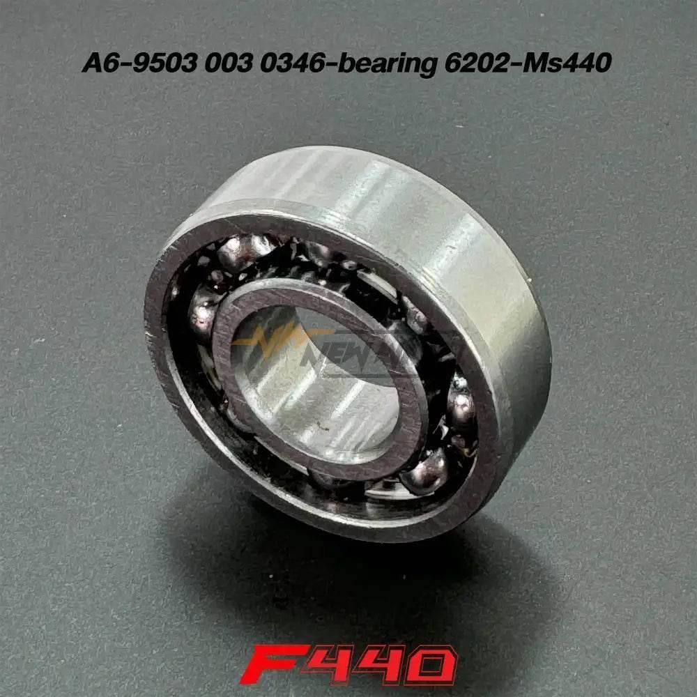00749 ลูกปืนข้อเหวี่ยง 6202 MS440 A6 (ฝั่งมูเล่)
