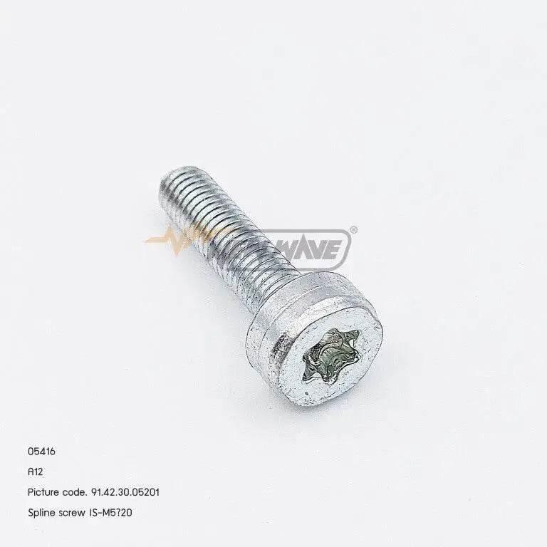 05416 สกรูสไปลน์ IS-M5×20 9800 A12