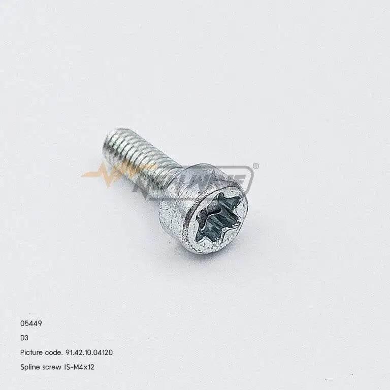 05449 สกรูสไปน์ IS-M4×12 9800 D3