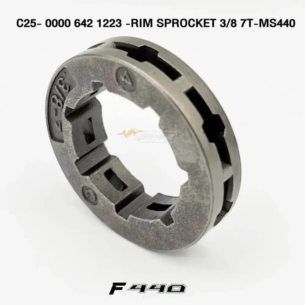 05772 แหวนสเตอร์ 3/8 7T MS440 C25