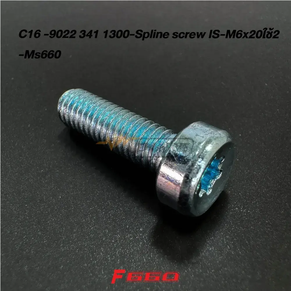 C16 -9022 341 1300-Spline screw IS-M6x20182 -Ms660
