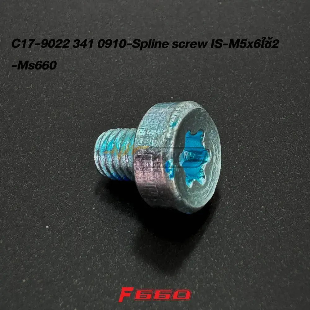 C17-9022 341 0910-Spline screw IS-M5x6Ỉở2 -Ms660