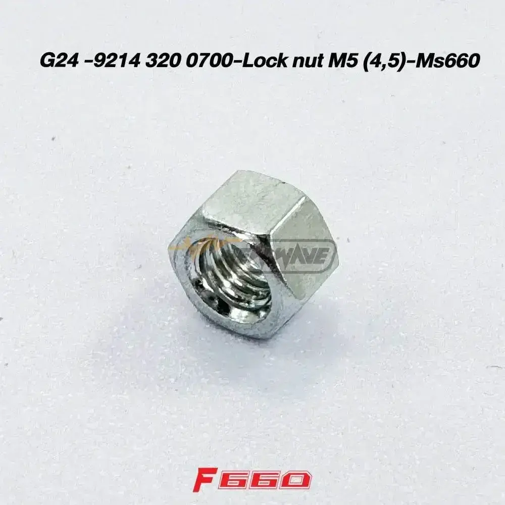 G24 -9214 320 0700-Lock nut M5 (4,5)-Ms660