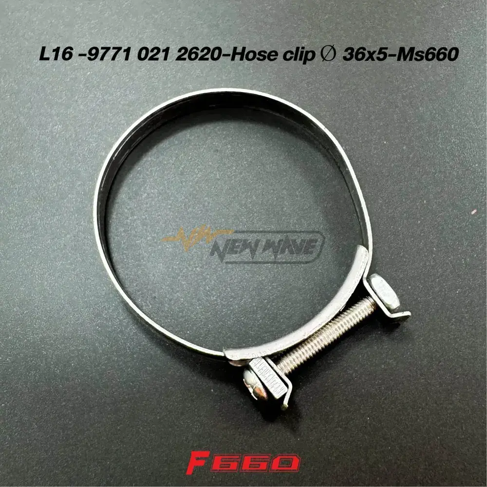 L16 -9771 021 2620-Hose clip O 36x5-Ms660