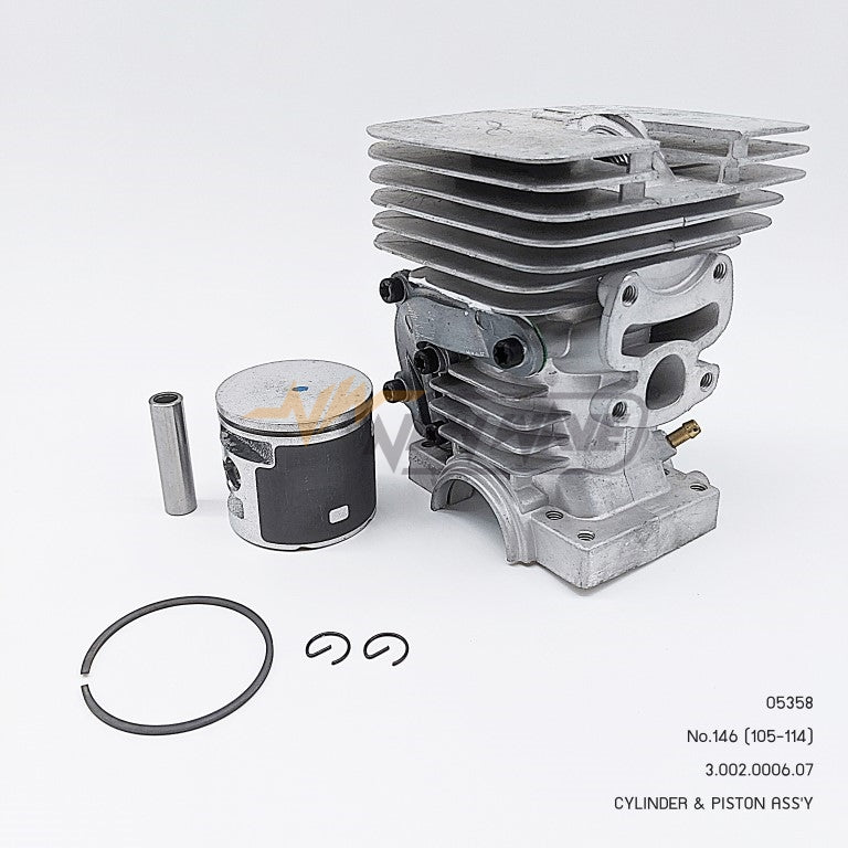 05358 No.146 (105-114) CYLINDER & PISTON ASS'Y MINI-ONE