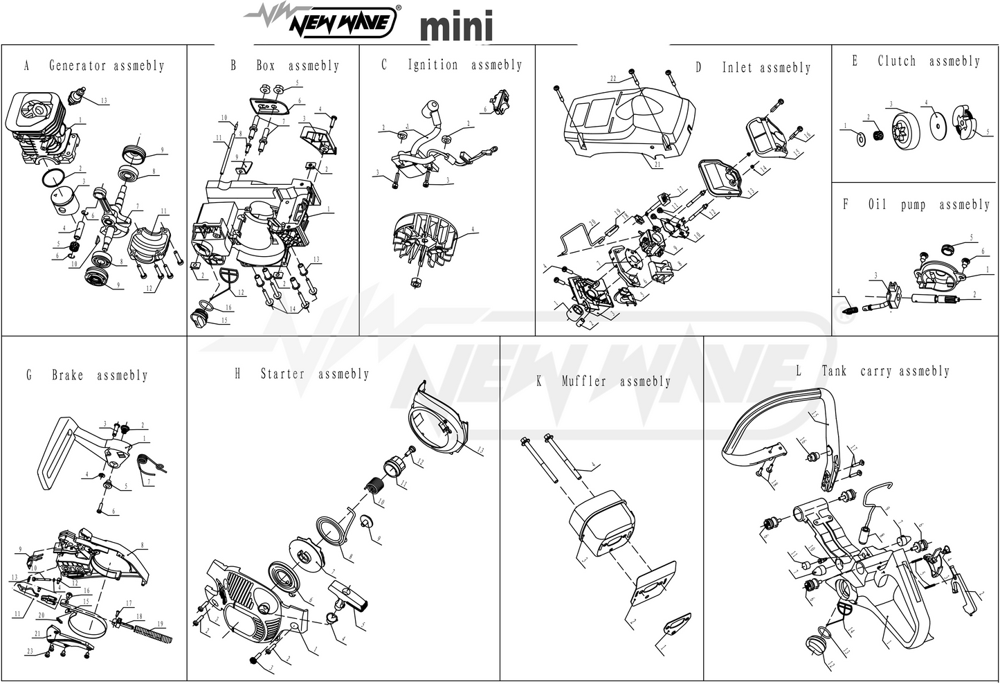 04564 สกรูยึดมือถือหน้า MINI L17 #ใช้ 2 ชิ้น