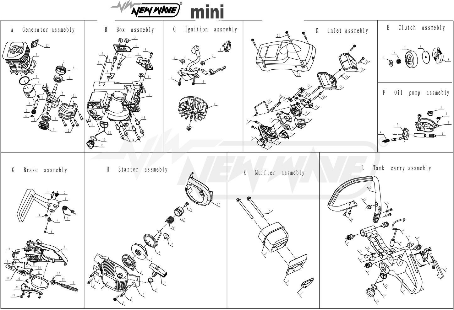 04470 สกรูโครงเครื่อง MINI B14 #M5x35 #ใช้ 4 ชิ้น - GUCUT