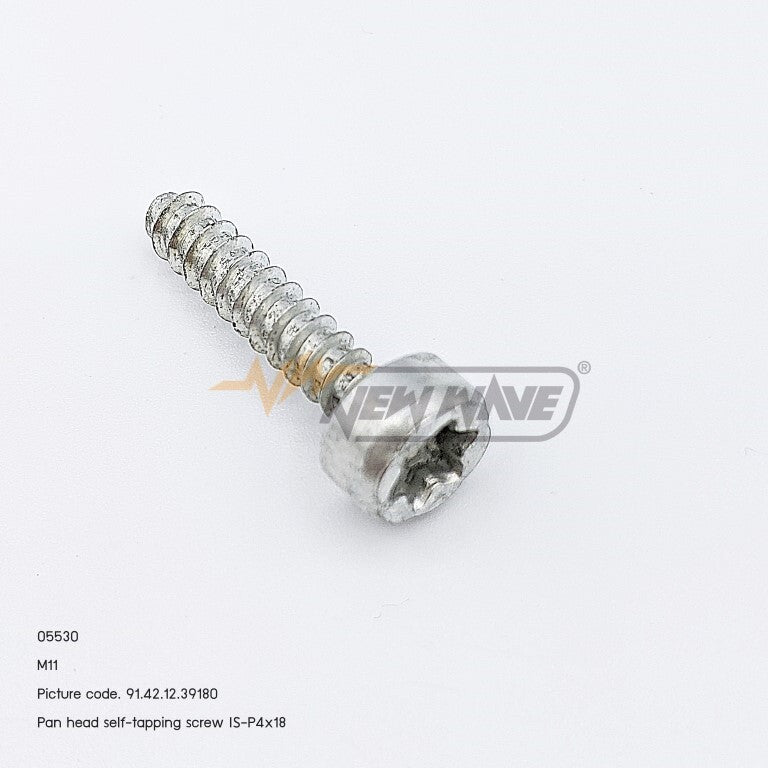 05530 Pan head self-tapping screw (IS-P4×18) 9800 M11