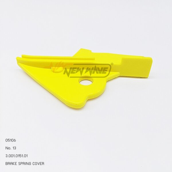 05106 BRAKE SPRING COVER (RAL1026 YELLOW) No.13 Atom - GUCUT