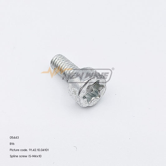 05443 Spline screw (IS-M4×10) 9800 B16