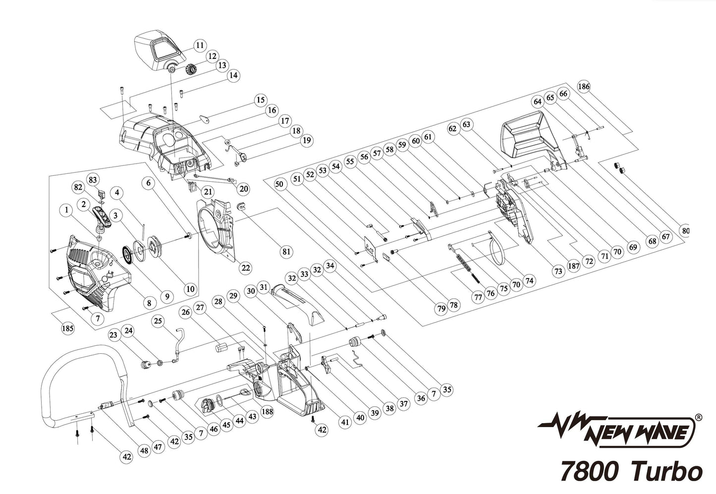 04396 แผ่นรองบาร์นอก NO.51 7800TB - GUCUT