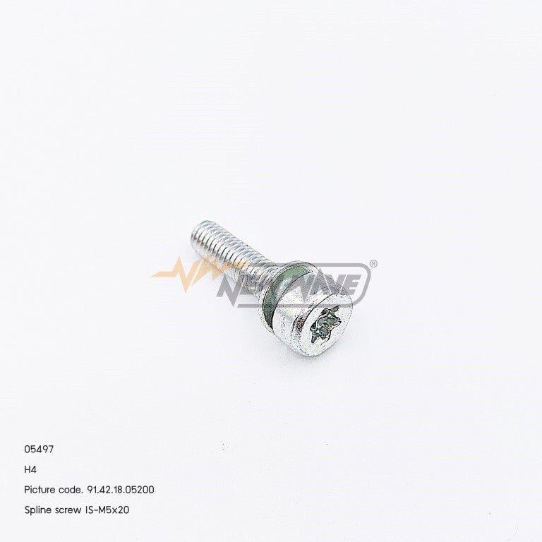 05497 Spline screw (IS-M5×20) 98000 H4