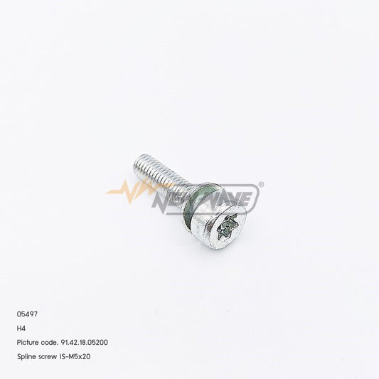 05497 Spline screw (IS-M5×20) 98000 H4