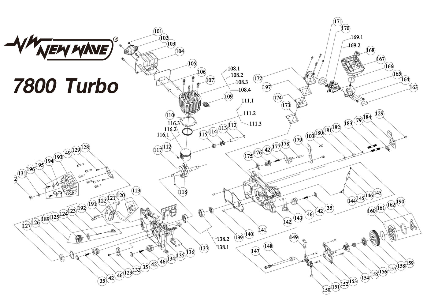 00746 CHAIN TENSION ADJUSTER NO.78 7800TB - GUCUT