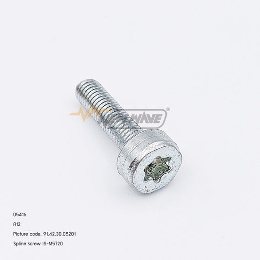 05416 Spline screw IS-M5×20 A12 9800 Super